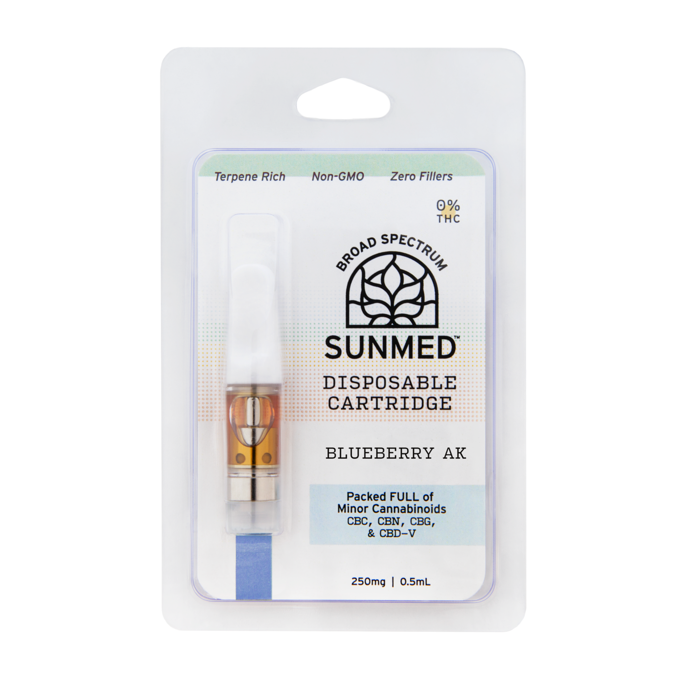 Blueberry Full Spectrum CBD Vape Pen - 250mg - Calm Indica